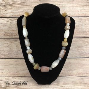Vintage Stone Bead Necklace